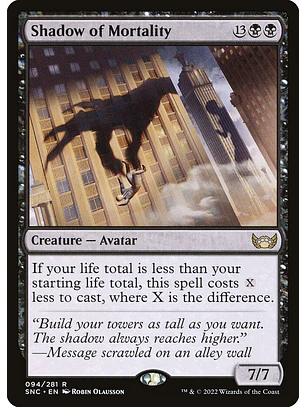 Shadow of Mortality (foil) | Inglés | NM | SNC