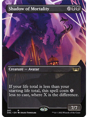 Shadow of Mortality (Borderless foil) | Inglés | NM | SNC