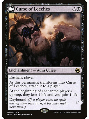 Curse of Leeches // Leeching Lurker | Español | NM | MID