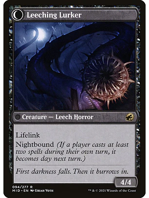 Curse of Leeches // Leeching Lurker | Español | NM | MID