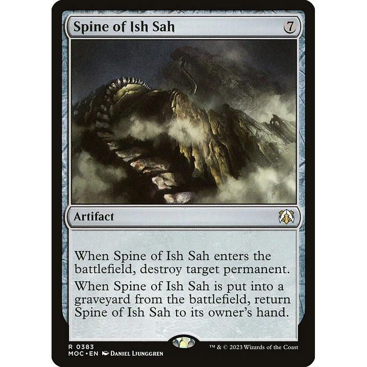 Spine of Ish Sah | Inglés | NM | MOC 1