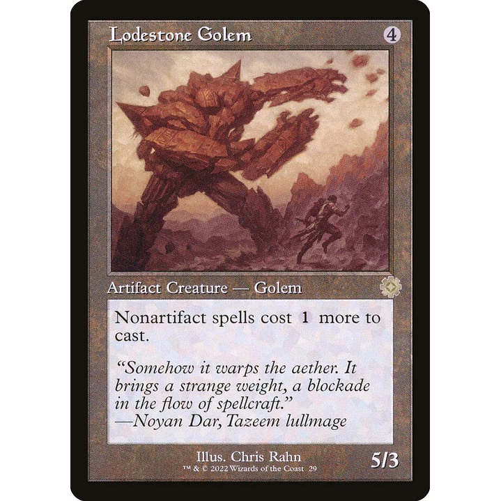 Lodestone Golem (Retro Frame) | Inglés | NM | BRR 1