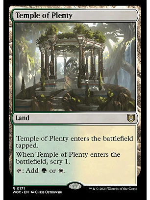 Temple of Plenty | Inglés | NM | WOC