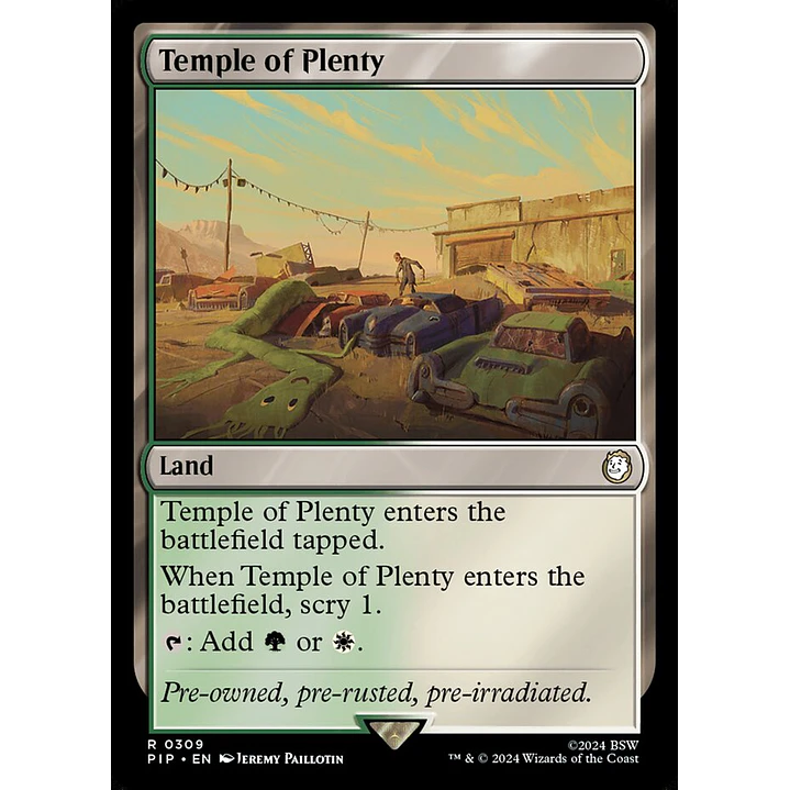 Temple of Plenty | Inglés | NM | PIP 1