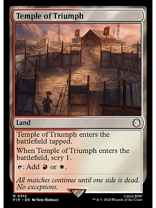 Temple of Triumph | Inglés | NM | PIP
