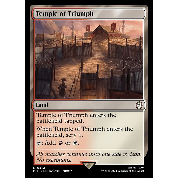 Temple of Triumph | Inglés | NM | PIP 1