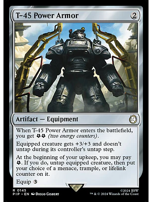 T-45 Power Armor | Inglés | NM | PIP