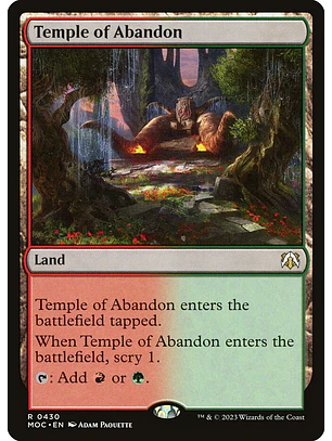 Temple of Abandon | Inglés | NM | MOC