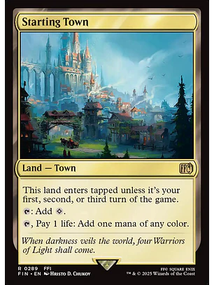 Starting Town | Inglés | NM | FIN