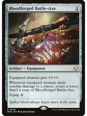 Bloodforged Battle-Axe | Inglés | NM | MOC