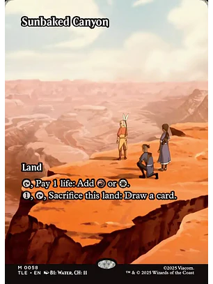 Sunbaked Canyon (Borderless) | Inglés | NM | TLE