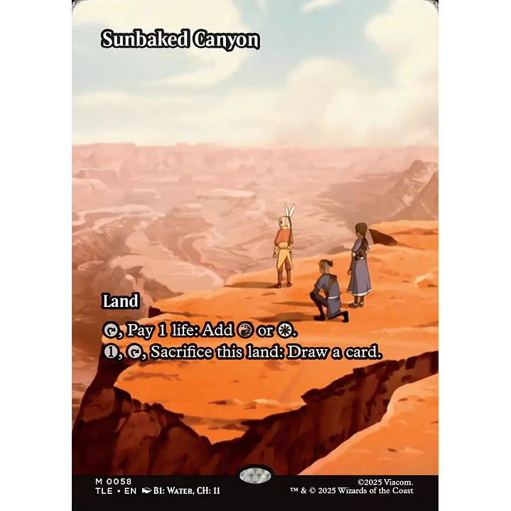 Sunbaked Canyon (Borderless) | Inglés | NM | TLE 1