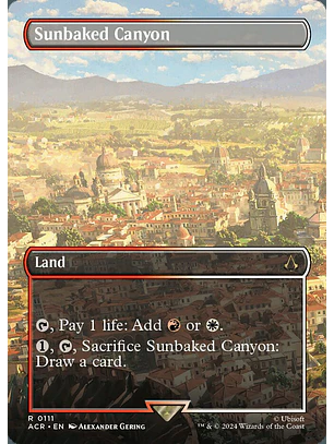 Sunbaked Canyon (Borderless) | Español | NM | ACR