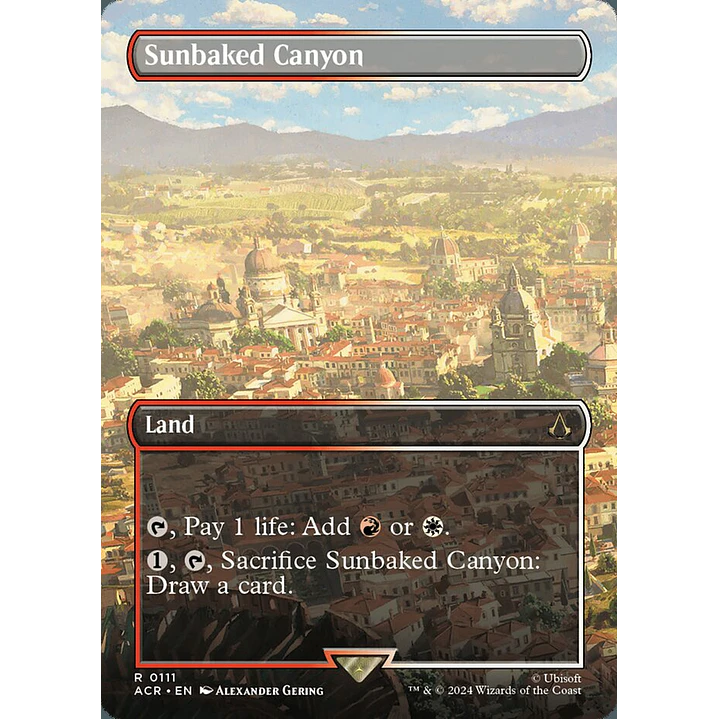 Sunbaked Canyon (Borderless) | Español | NM | ACR 1