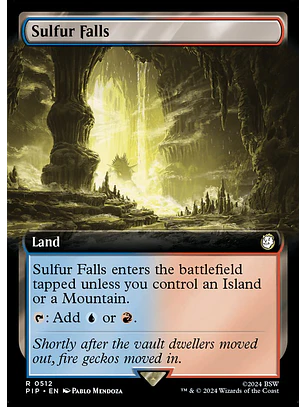 Sulfur Falls (Extended Art) | Inglés | NM | PIP