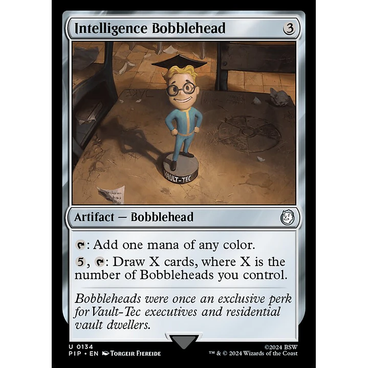 Intelligence Bobblehead | Inglés | NM | PIP 1