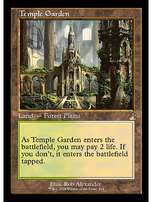 Temple Garden (Retro Frame) | Español | NM | RVR