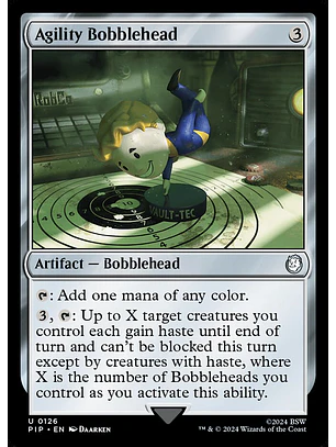 Agility Bobblehead | Inglés | NM | PIP