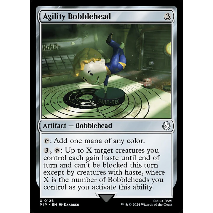 Agility Bobblehead | Inglés | NM | PIP 1