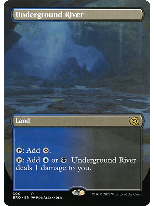 Underground River (Borderless) | Inglés | NM | BRO