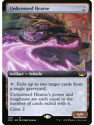 Unlicensed Hearse (Extended Art) | Inglés | NM | SNC