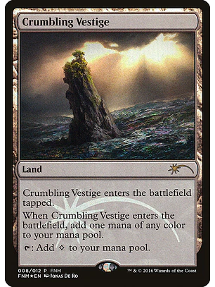 Crumbling Vestige (foil) | Español | NM | F16
