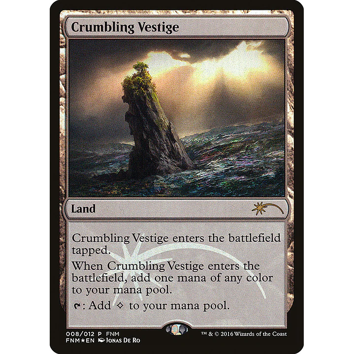 Crumbling Vestige (foil) | Español | NM | F16 1