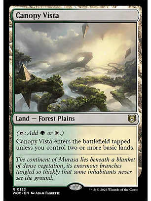 Canopy Vista | Inglés | NM | WOC
