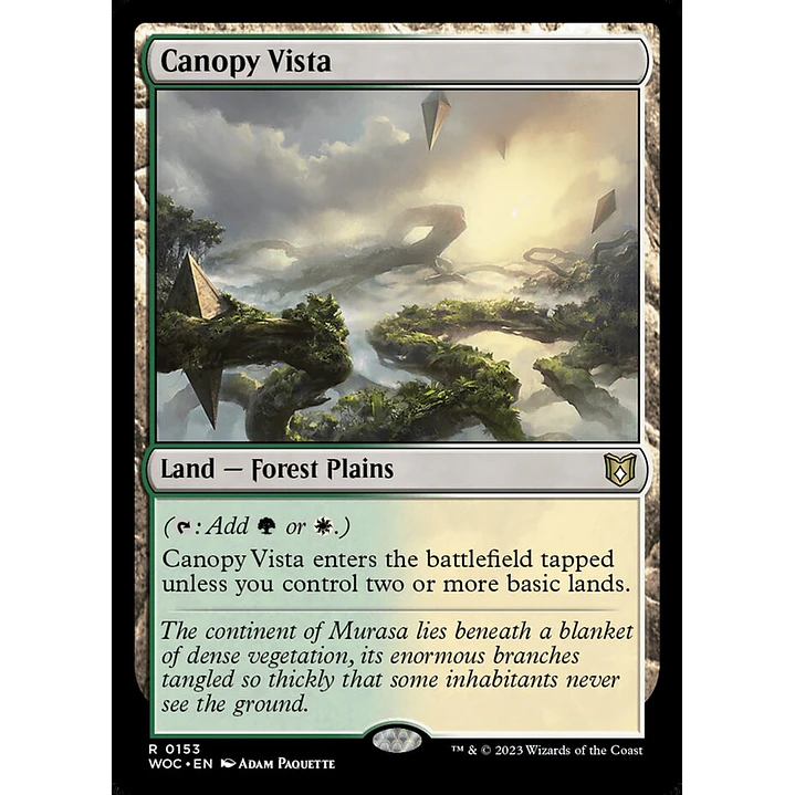 Canopy Vista | Inglés | NM | WOC 1