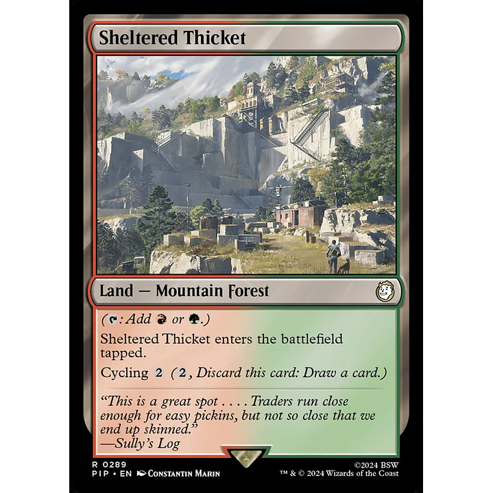 Sheltered Thicket | Inglés | NM | PIP 1
