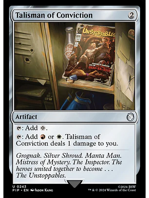 Talisman of Conviction | Inglés | NM | PIP