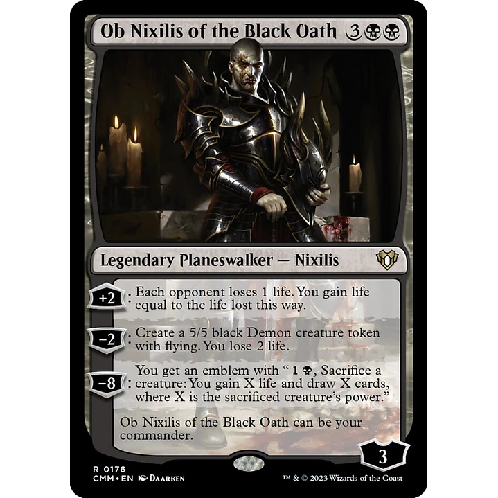 Ob Nixilis of the Black Oath | Inglés | NM | CMM 1