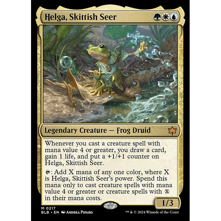 Helga, Skittish Seer | Inglés | NM | BLB 1