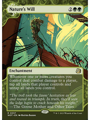 Nature's Will (Showcase) | Inglés | NM | WOT