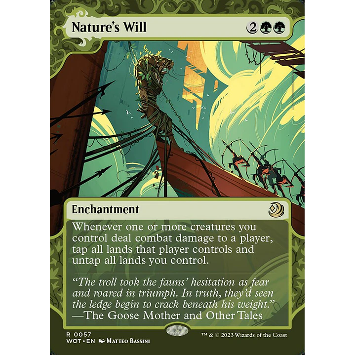 Nature's Will (Showcase) | Inglés | NM | WOT 1