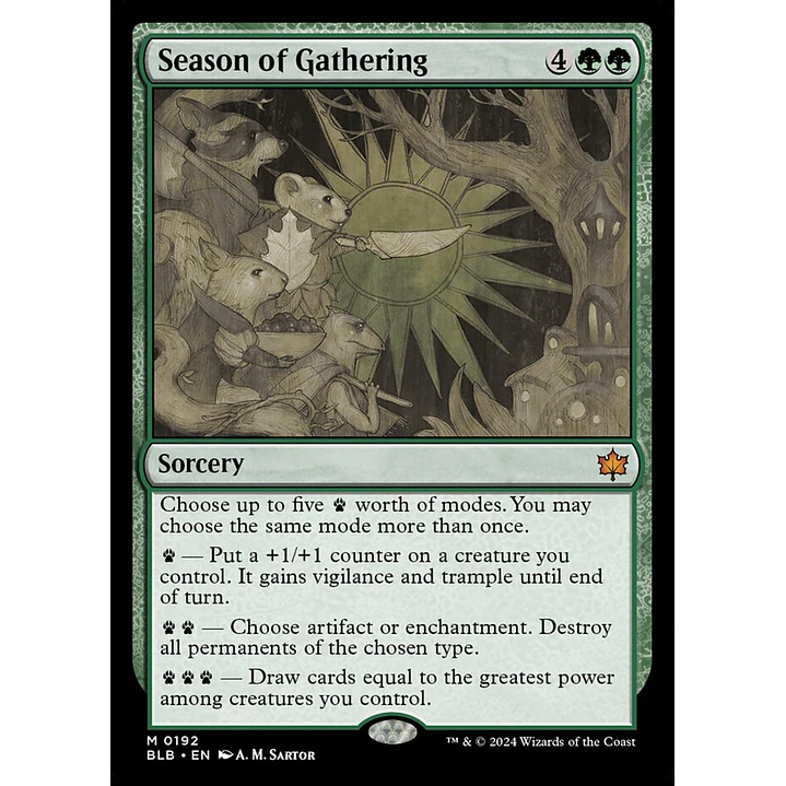 Season of Gathering | Inglés | NM | BLB 1