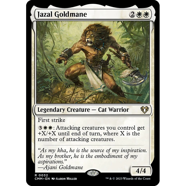 Jazal Goldmane (foil) | Inglés | NM | CMM 1