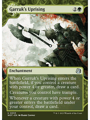 Garruk's Uprising (Showcase) | Español | NM | WOT