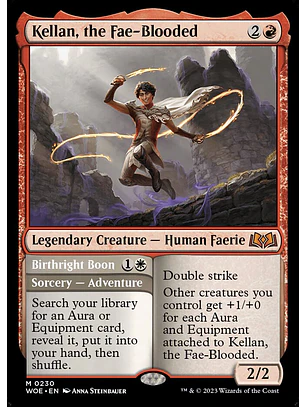 Kellan, the Fae-Blooded // Birthright Boon | Español | NM | WOE