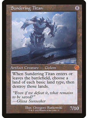 Sundering Titan (Retro Frame) | Inglés | NM | BRR