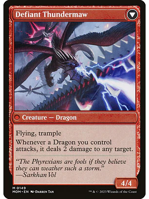 Invasion of Tarkir // Defiant Thundermaw | Español | NM | MOM
