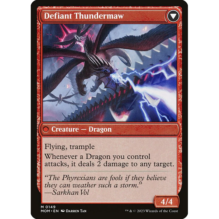 Invasion of Tarkir // Defiant Thundermaw | Español | NM | MOM 2