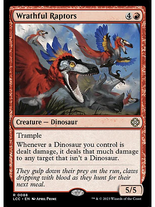Wrathful Raptors | Español | NM | LCC