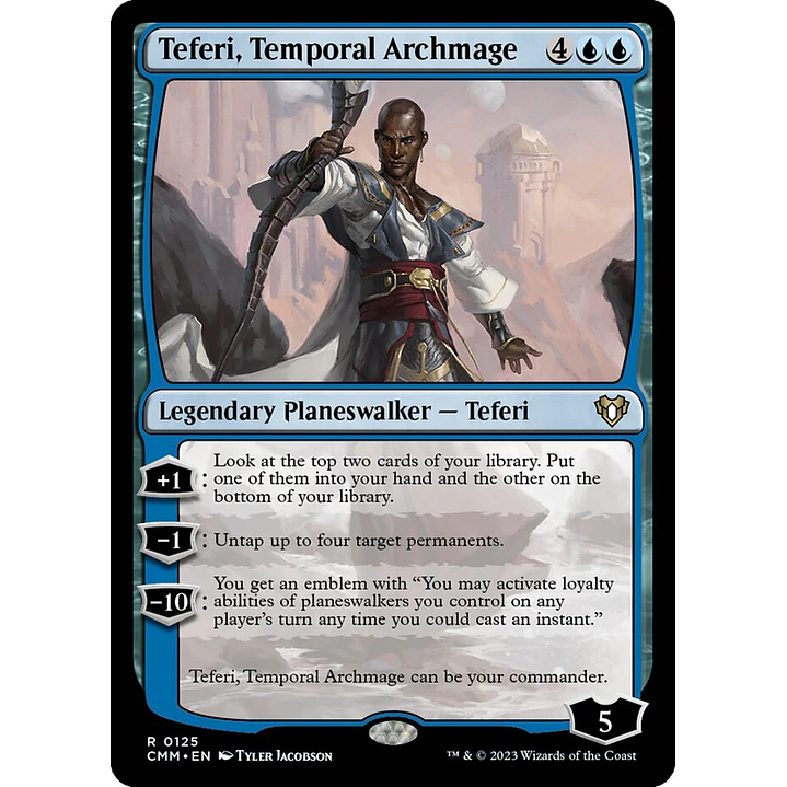 Teferi, Temporal Archmage | Inglés | NM | CMM 1
