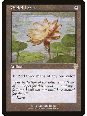 Gilded Lotus (Retro Frame) | Inglés | NM | BRR