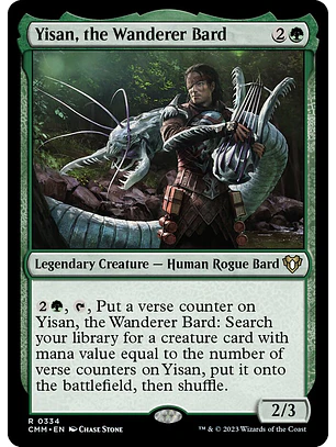 Yisan, the Wanderer Bard | Inglés | NM | CMM