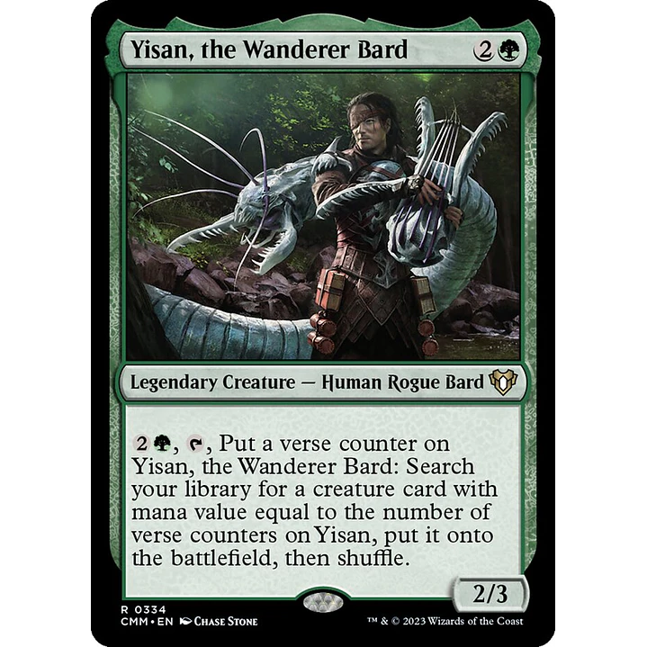 Yisan, the Wanderer Bard | Inglés | NM | CMM 1