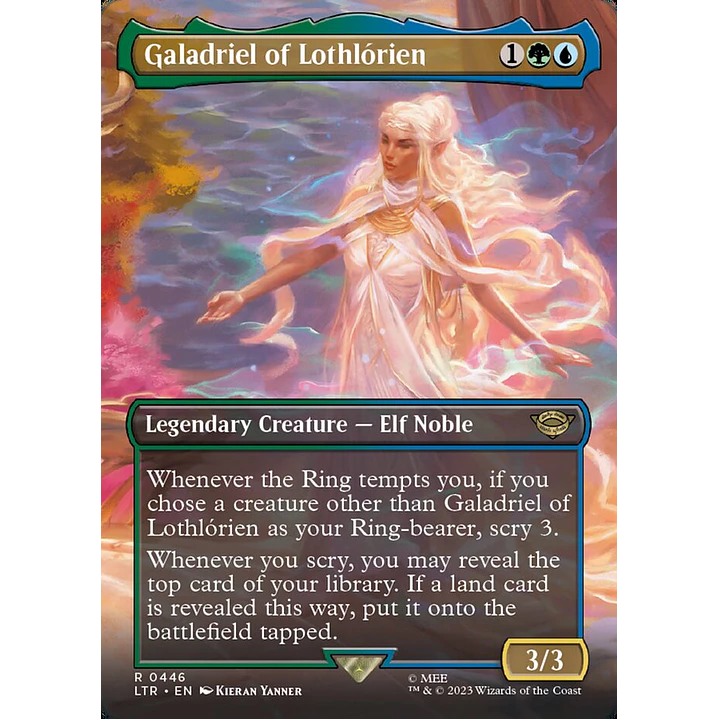 Galadriel of Lothlórien (Borderless) | Inglés | NM | LTR 1