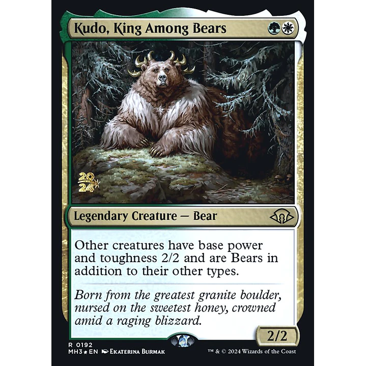 Kudo, King Among Bears (Launch foil) | Español | NM | PMH3 1