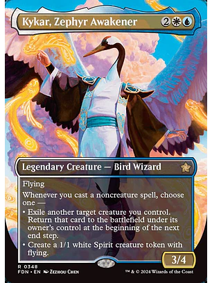Kykar, Zephyr Awakener (Borderless) | Español | NM | FDN